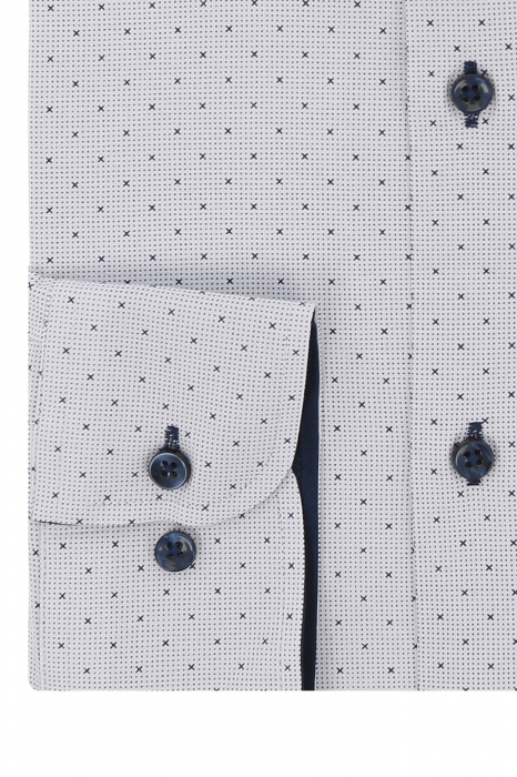 Camasa cu elastan regular cu imprimeuri [2]