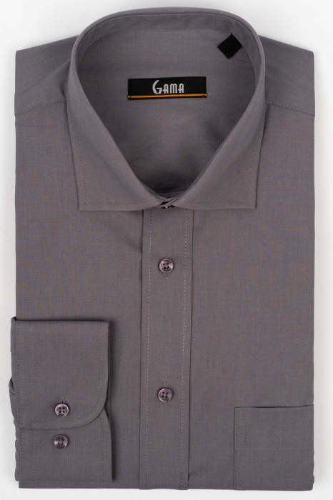 Camasa barbati slim fit gri inchis [1]