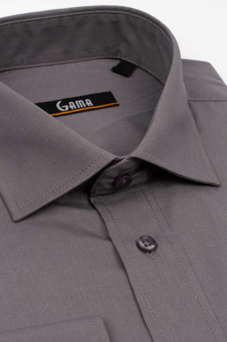 Camasa barbati slim fit gri inchis [3]