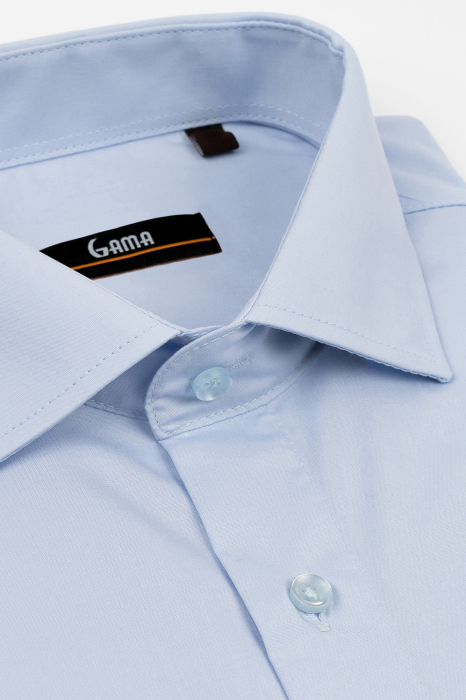 Camasa regular fit bleu [2]