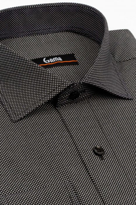 Camasa regular fit bleumarin cu buline bleu 3XL [2]