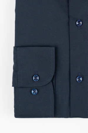 Camasa regular fit bleumarin inchis [2]