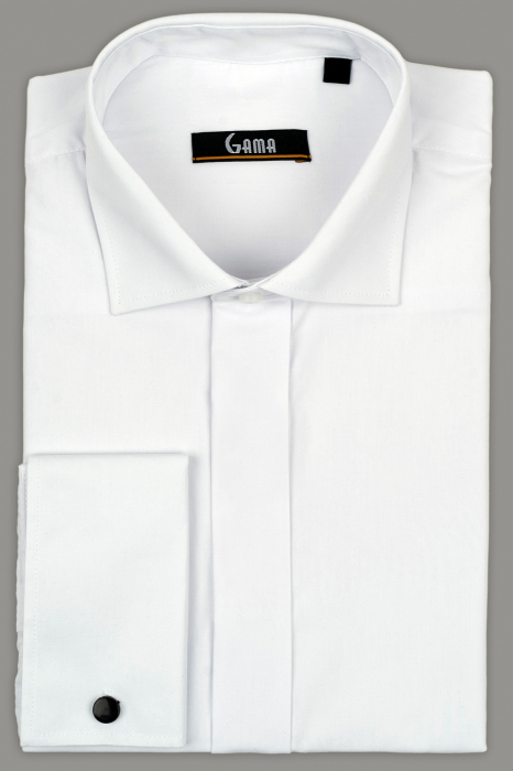 Camasa regular fit eleganta cu nasturi ascunsi si manseta pentru butoni [1]
