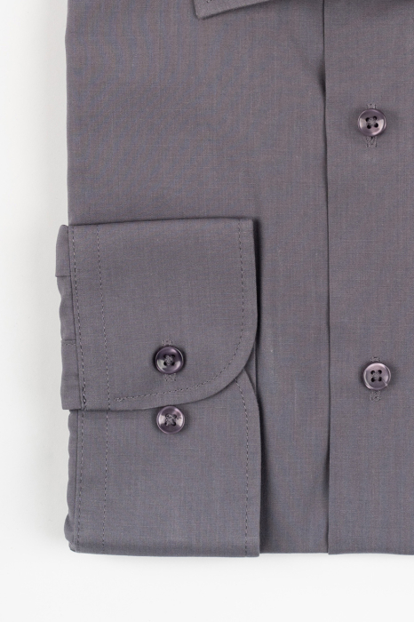 Camasa regular gri inchis 2XL-4XL [2]