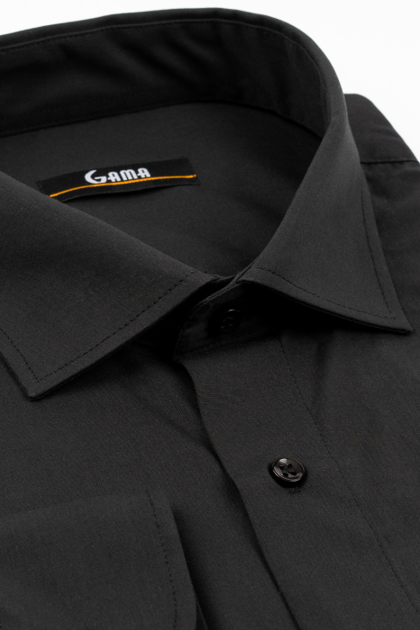 Camasa regular fit neagra 2XL-4XL [3]