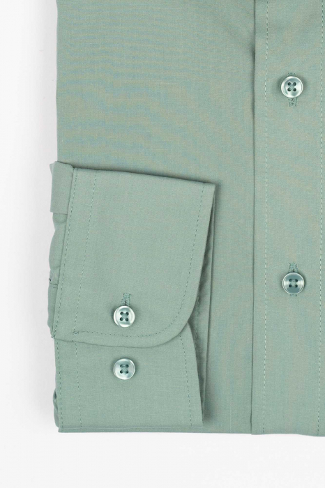 Camasa slim fit verde-menta 2XL-4XL [2]