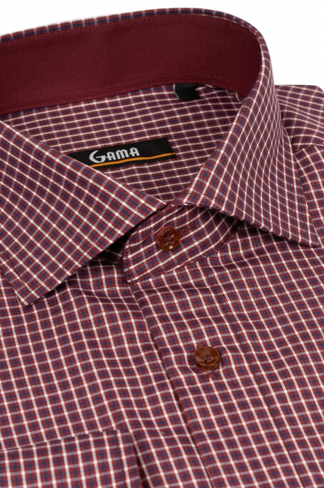 Camasa regular visinie cu carouri medii [2]