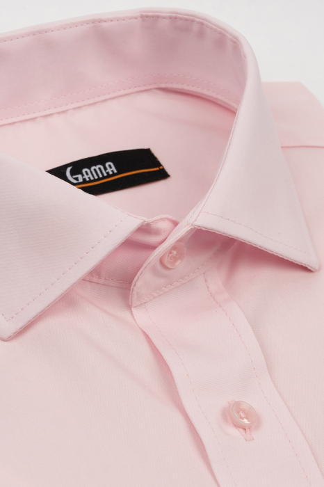 Camasa roz regular fit cu maneca scurta [2]