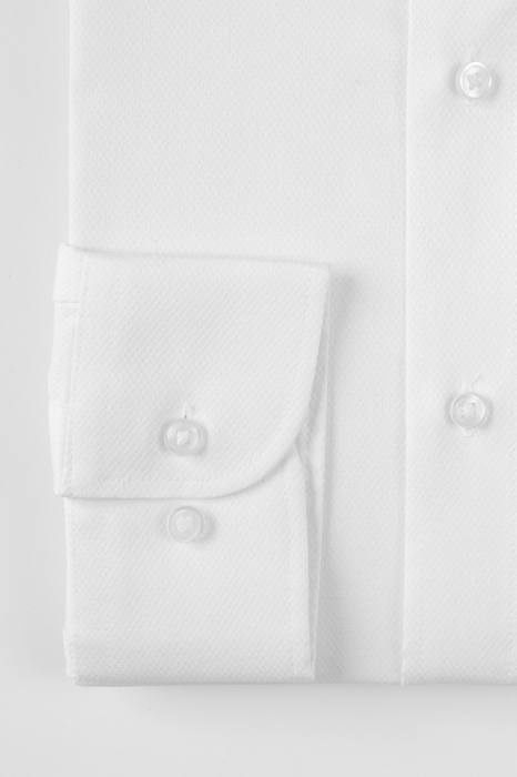 Camasa slim eleganta cu model in tesatura [3]