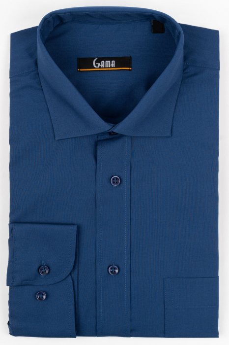 Camasa slim fit  albastra 2XL [3]