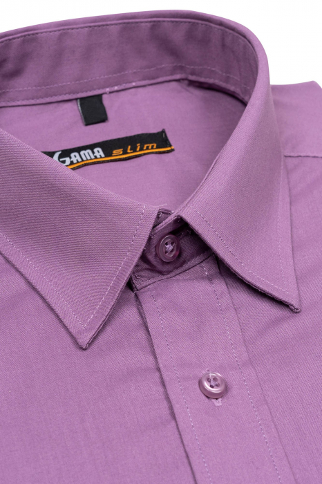 Camasa slim fit mov pruna [2]