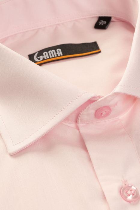 Camasa slim fit roz cu lycra [3]