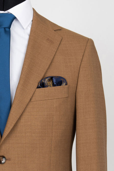 Costum barbati camel slim fit [3]