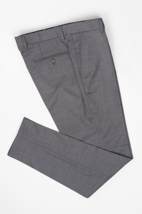 Costum barbati slim fit gri-inchis [6]
