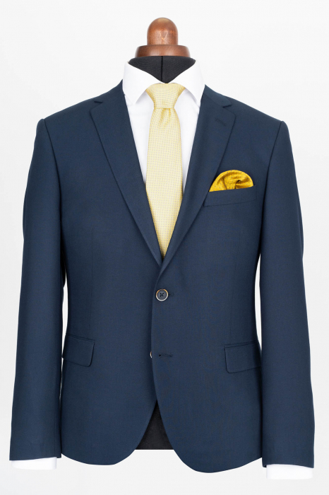 Costum slim barbati bleumarin pepit - Talia 2 [2]