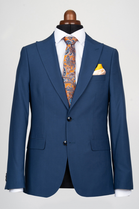 Costum barbati slim fit bleumarin-deschis [2]