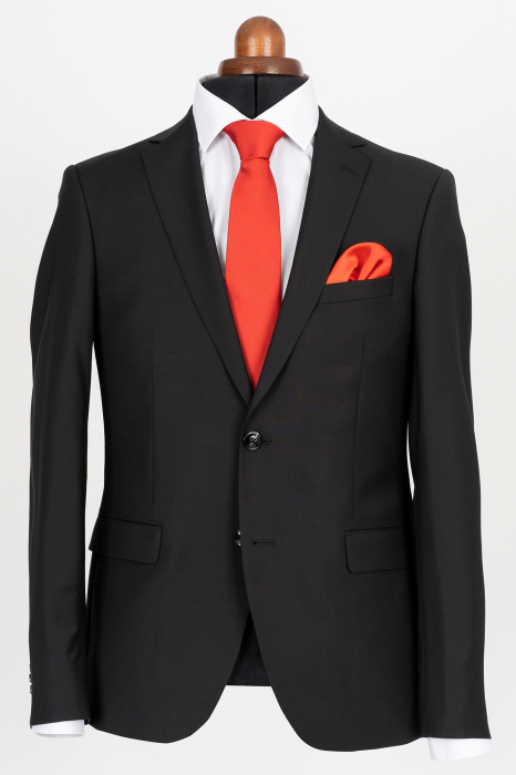 Costum barbati slim fit negru - Talia 2 [2]