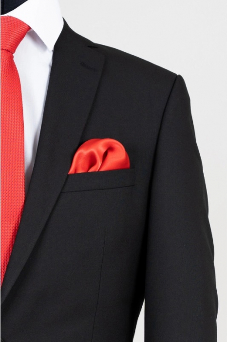 Costum slim negru pentru barbati inalti [3]