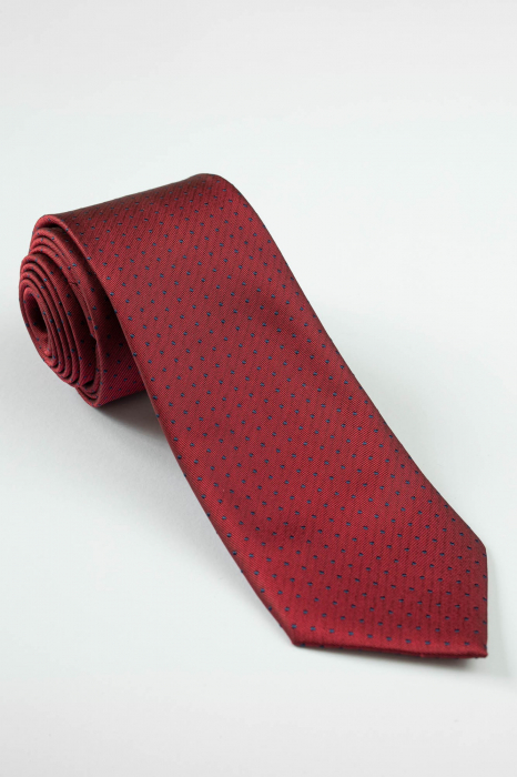 Cravata bordo cu imprimeuri [1]