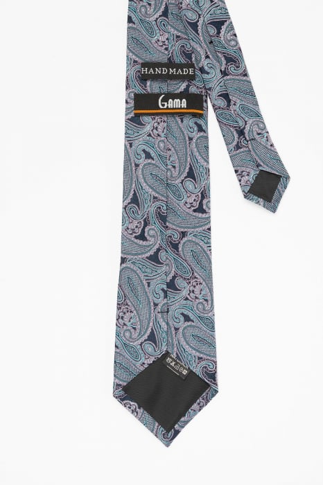 Cravata matase naturala cu design floral [2]