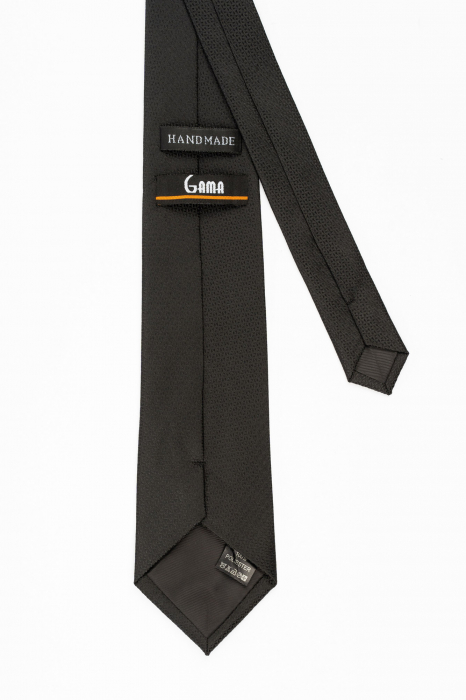 Cravata neagra  cu imprimeu geometric [3]