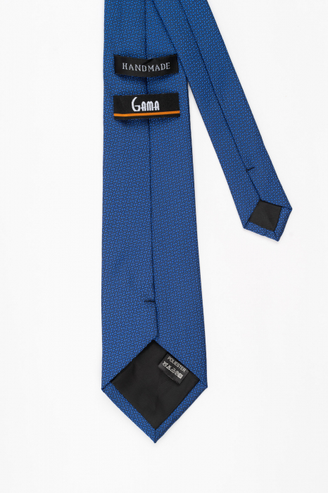 Cravata albastra cu insertie neagra [3]