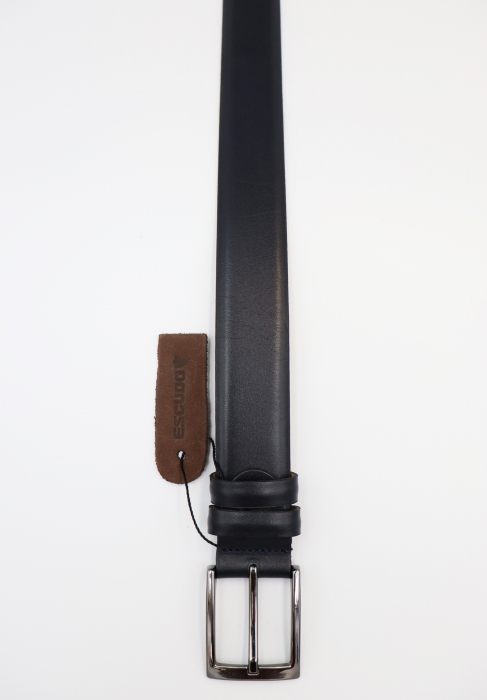 Curea negru-albastrui din piele [2]