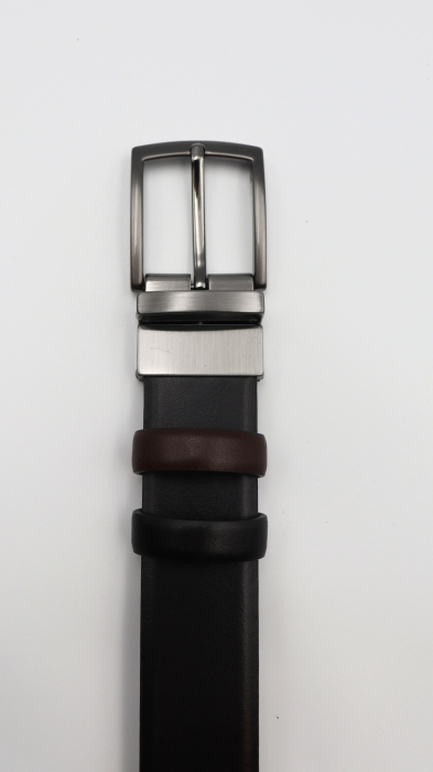 Curea piele naturală negru-maro REVERSIBILA [8]