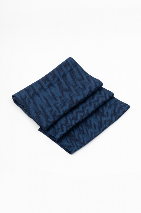 Fular albastru-negru pentru barbati [3]