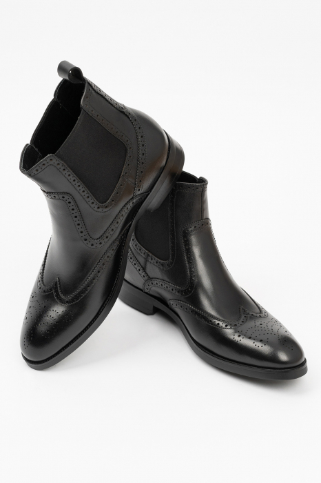 Ghete barbati piele negre [3]