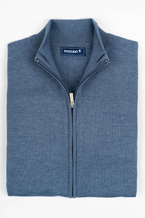 Jacheta cu fermoar barbati slim fit jeans [2]