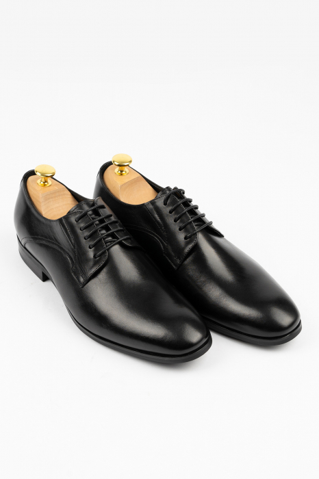 Pantofi barbati eleganti negri piele [3]