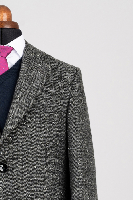 Palton gri-antracit slim [2]