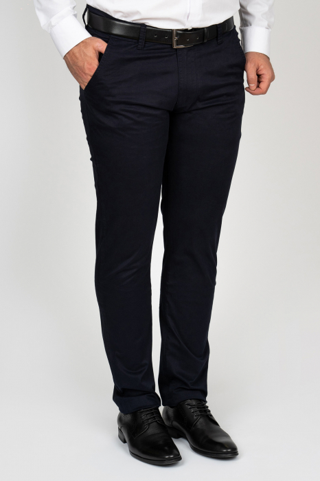 Pantaloni chino barbati slim fit navy [1]