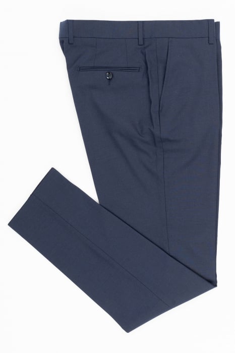 Pantaloni barbati stofa slim-bleumarin [3]
