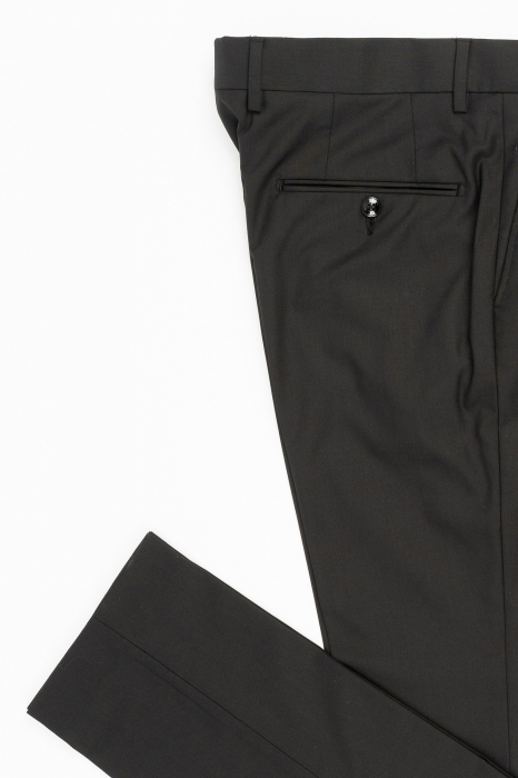 Pantaloni barbati stofa regular fit negri [4]