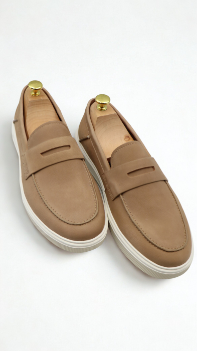 Pantofi loafer barbati bej CONFORT [3]