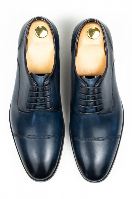 Pantofi barbati eleganti bleumarin Derby [1]