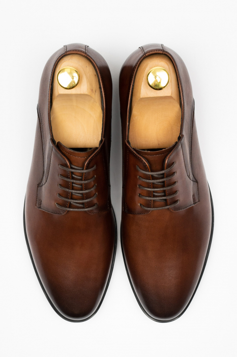 Pantofi barbati eleganti maro piele CONFORT [2]