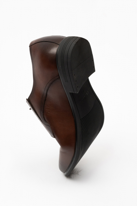 Pantofi barbati eleganti maro piele CONFORT [4]