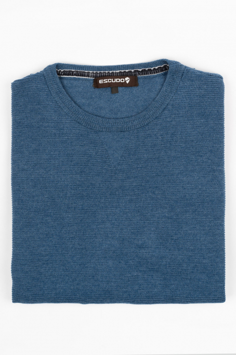 Pulover barbati regular fit indigo [2]