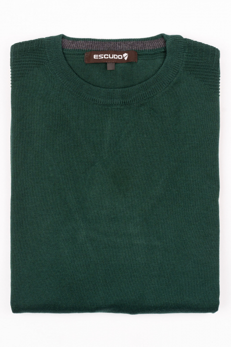 Pulover barbati regular fit verde [2]
