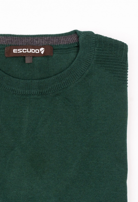 Pulover barbati regular fit verde [3]