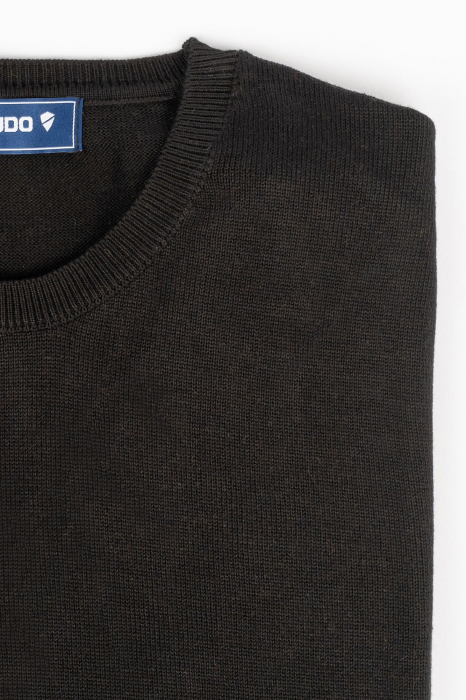 Pulover negru slim [3]