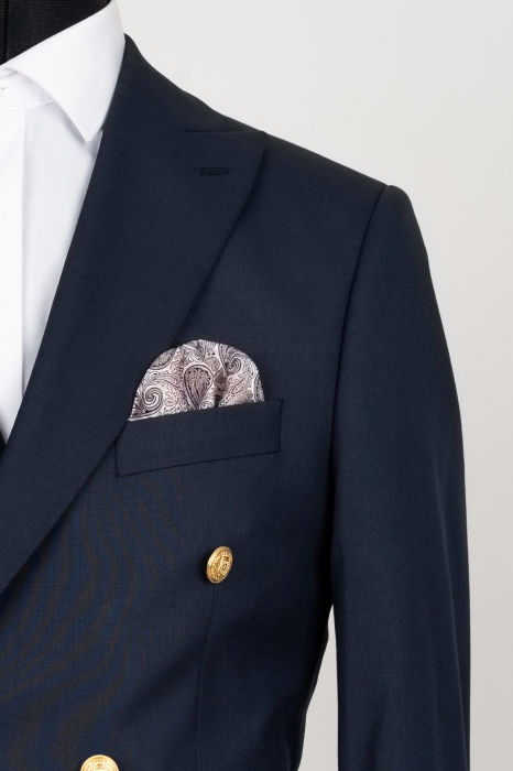 Sacou barbati bleumarin slim fit [2]