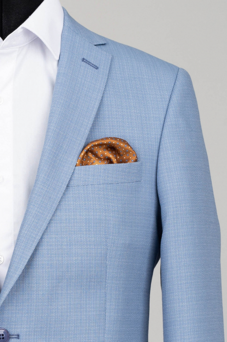 Sacou slim bleu-pepit [2]