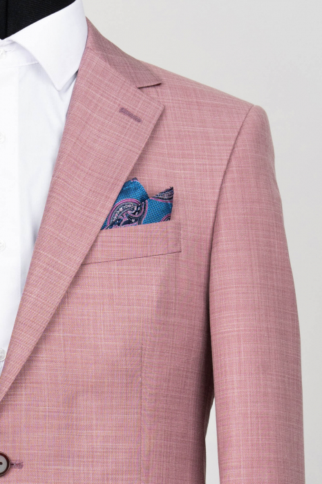 Sacou slim fit roz [2]