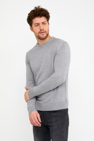 Pulover slim gri [2]