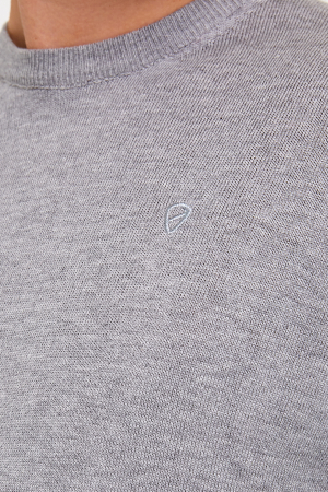 Pulover slim gri [5]