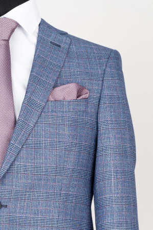 Sacou slim albastru inchis caro [1]